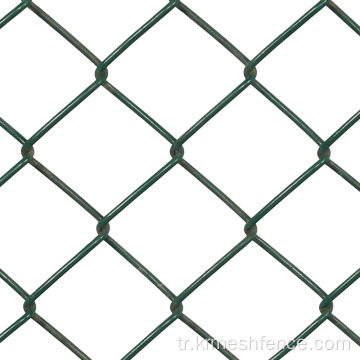 9 ayar plastik zincir bağlantı çit panelleri 6x10